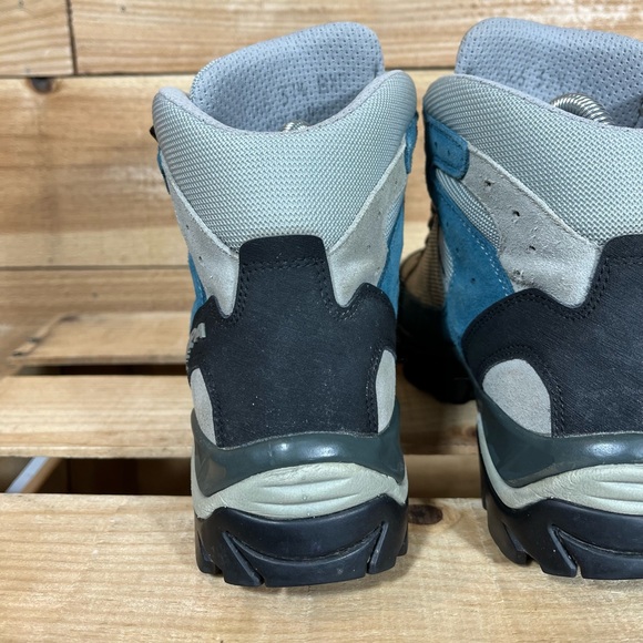 SCARPA Kailash Goretex Hiking Boot, Womens 6.5, Grey & Blue Suede - Picture 11 of 14